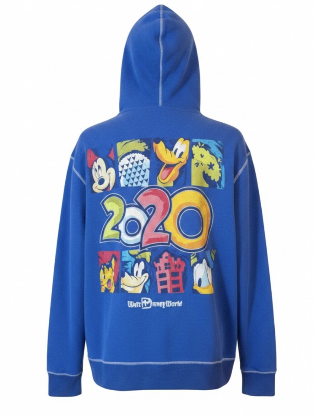 Walt Disney World Parks 2020 Zip Hoodie Sweatshirt Travel Vacation Sz M